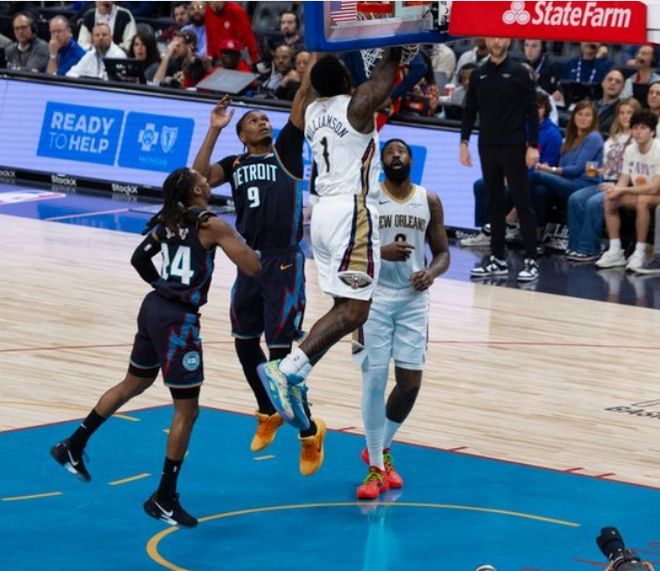 活塞双杀鹈鹕杜伦砍30+10+7引领东部第一强势表现